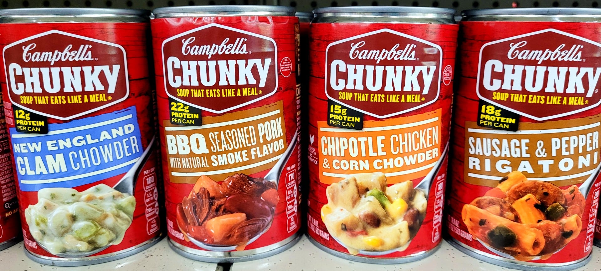 ) Discounted canned food deals